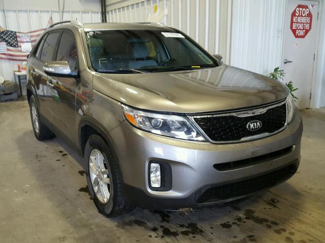 5XYKT4A6XEG511632 - 2014 KIA SORENTO LX SILVER photo 1