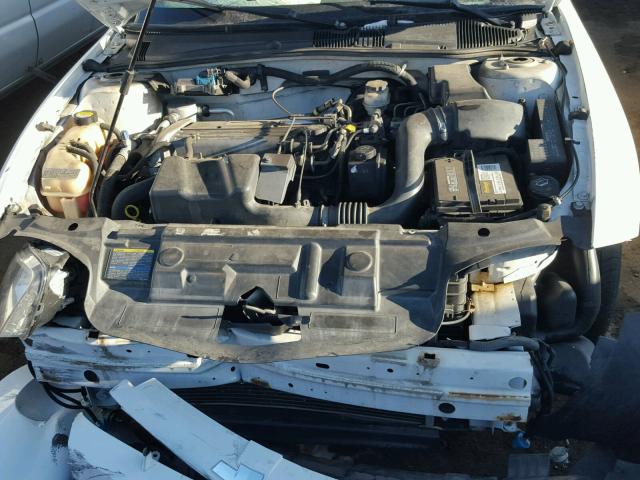 1G1JC12F137273696 - 2003 CHEVROLET CAVALIER WHITE photo 7