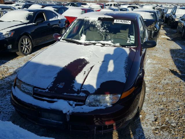 1G8JS52FXYY643685 - 2000 SATURN LS RED photo 7