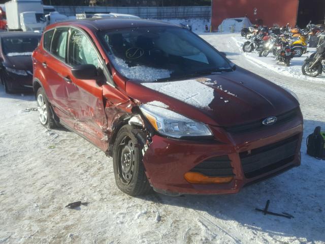 1FMCU0F76FUB22641 - 2015 FORD ESCAPE S ORANGE photo 1