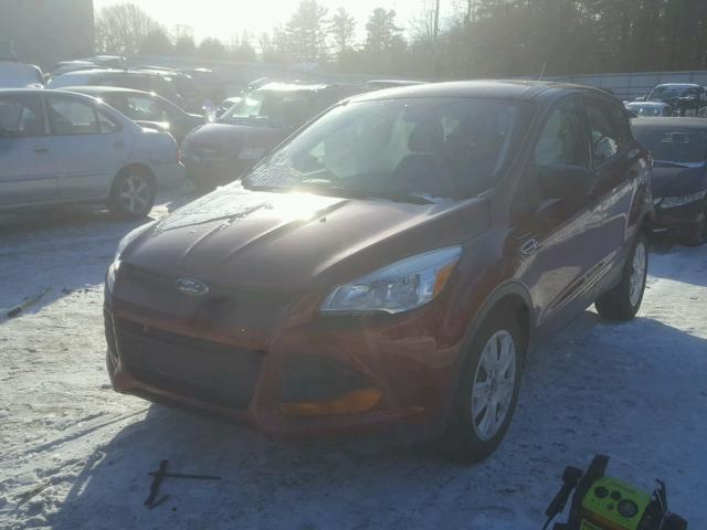 1FMCU0F76FUB22641 - 2015 FORD ESCAPE S ORANGE photo 2