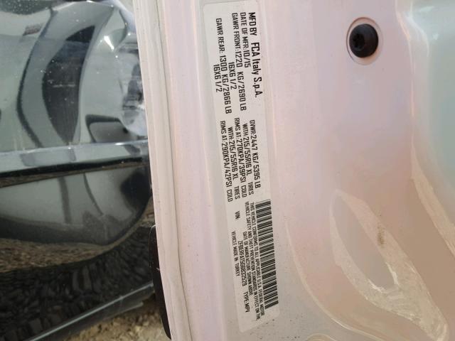 ZFBERFAT5G6B32529 - 2016 RAM PROMASTER Ağ foto 10