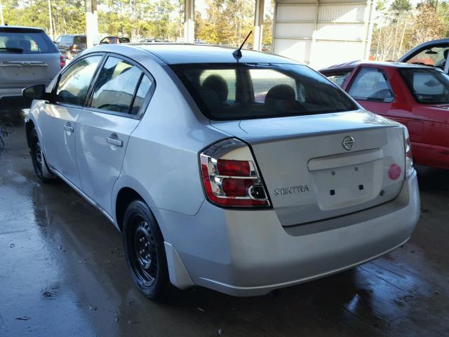 3N1AB61EX8L694564 - 2008 NISSAN SENTRA 2.0 SILVER photo 3