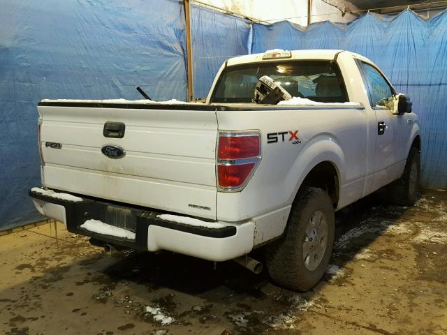 1FTMF1EM8DKD93838 - 2013 FORD F150 WHITE photo 4