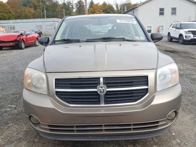 1B3HE78K67D155630 - 2007 DODGE CALIBER R/ GOLD photo 9