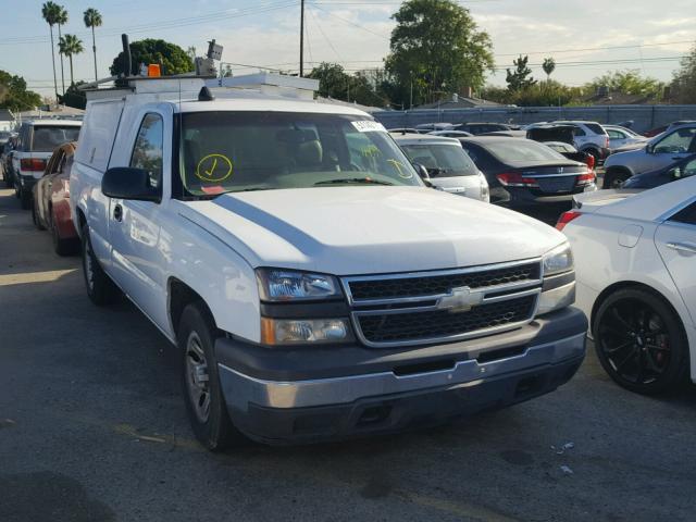 3GCEC14X16G253486 - 2006 CHEVROLET SILVERADO WHITE photo 1