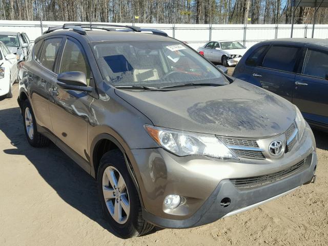 JTMRFREV3ED049093 - 2014 TOYOTA RAV4 XLE BROWN photo 1