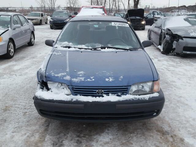 JT2BC53LXX0394130 - 1999 TOYOTA TERCEL CE BLUE photo 9