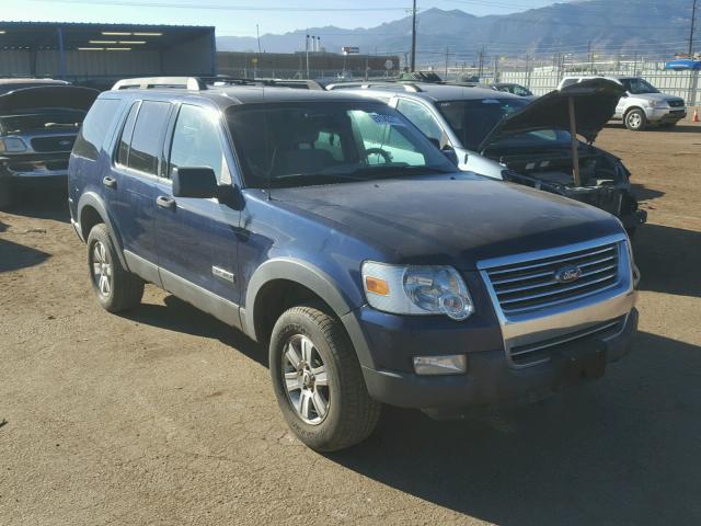 1FMEU73E26ZA14668 - 2006 FORD EXPLORER X BLUE photo 1