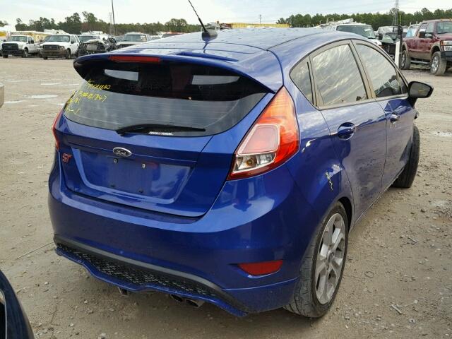 3FADP4GX8EM151217 - 2014 FORD FIESTA ST BLUE photo 4