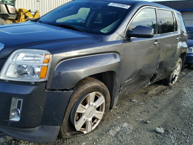 2CTALMEC2B6365722 - 2011 GMC TERRAIN SL GRAY photo 9