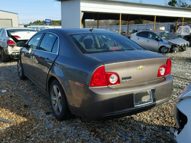 1G1ZC5E17BF254892 - 2011 CHEVROLET MALIBU 1LT BROWN photo 3