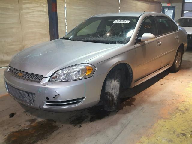 2G1WA5E38C1139558 - 2012 CHEVROLET IMPALA LS SILVER photo 2