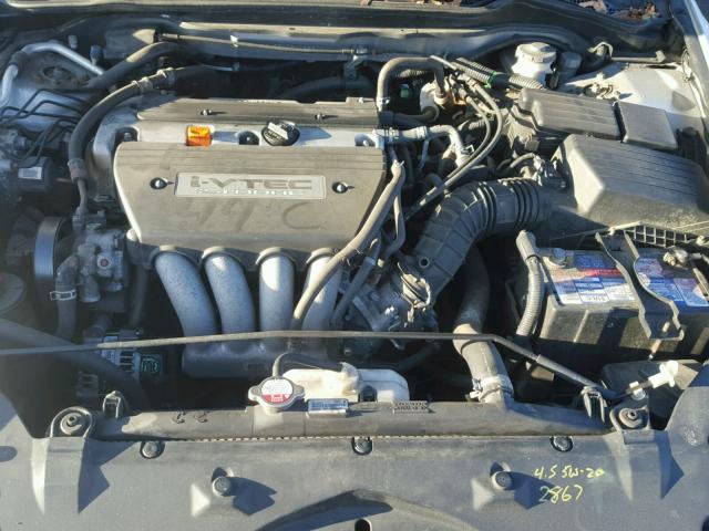 1HGCM55405A138800 - 2005 HONDA ACCORD LX SILVER photo 7