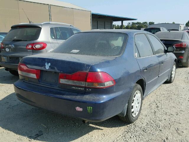 3HGCG66511G703202 - 2001 HONDA ACCORD LX BLUE photo 4