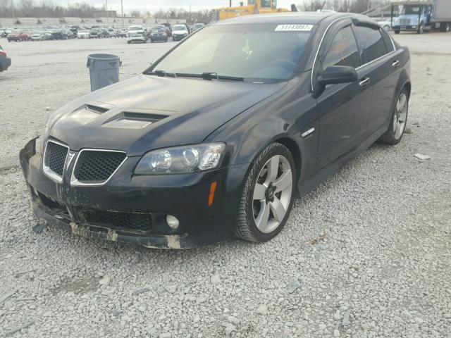 6G2EC57Y89L160720 - 2009 PONTIAC G8 GT BLACK photo 2