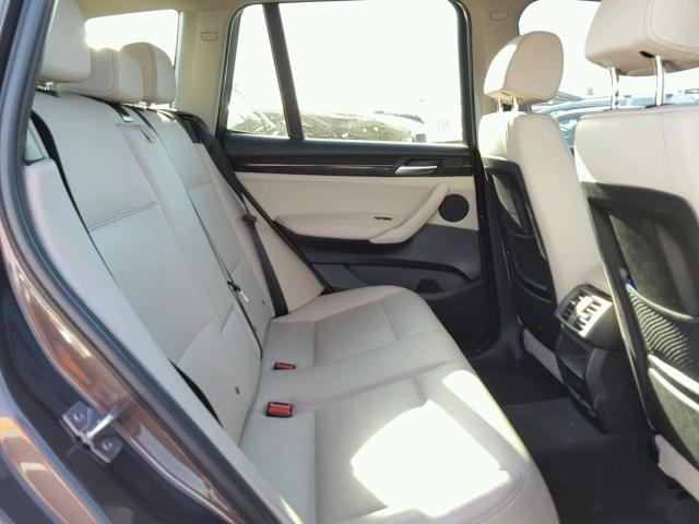 5UXWX5C53CL718797 - 2012 BMW X3 XDRIVE2 Brązowy zdjęcie 6