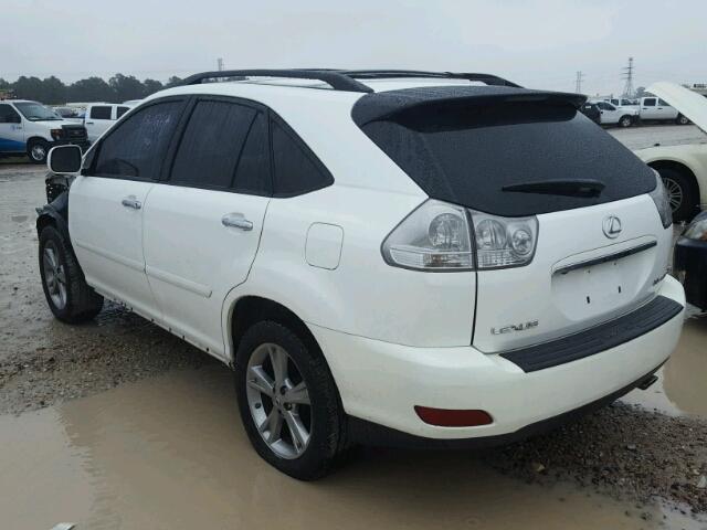 2T2GK31UX9C071460 - 2009 LEXUS RX 350 WHITE photo 3