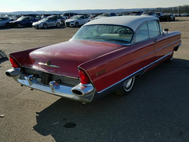 56WA33118L - 1956 LINCOLN PREMIERE RED photo 4