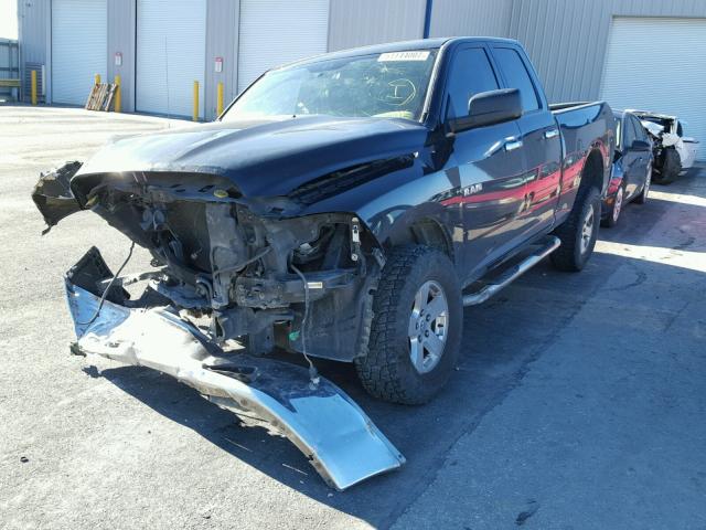 1D3HV18P49S764552 - 2009 DODGE RAM 1500 BLACK photo 2