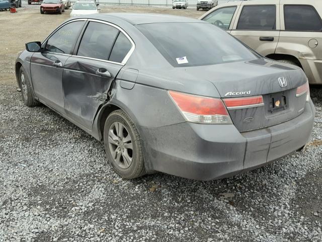 1HGCP2F64CA015469 - 2012 HONDA ACCORD SE CHARCOAL photo 3