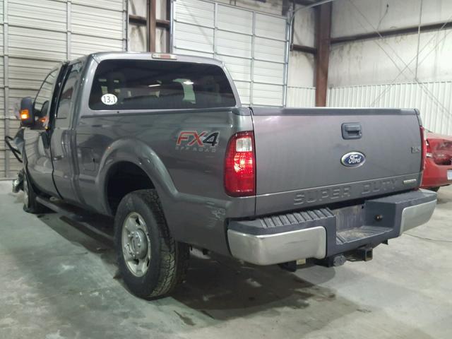 1FT7X2B63CEB85966 - 2012 FORD F250 SUPER GRAY photo 3