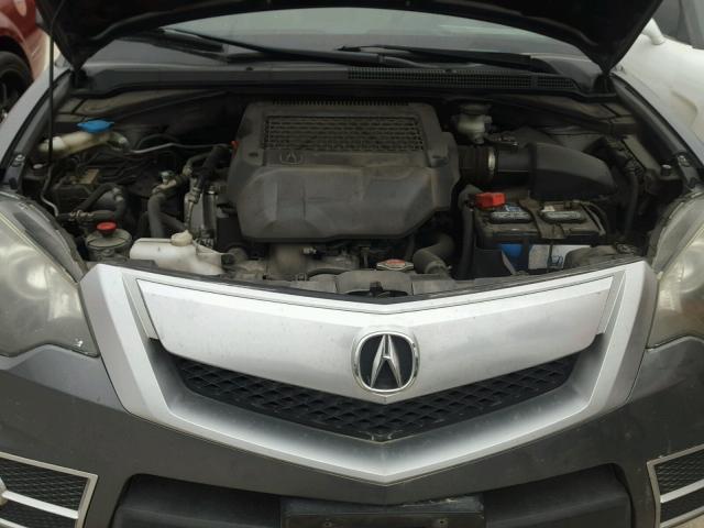 5J8TB2H5XAA004251 - 2010 ACURA RDX TECHNO GRAY photo 7