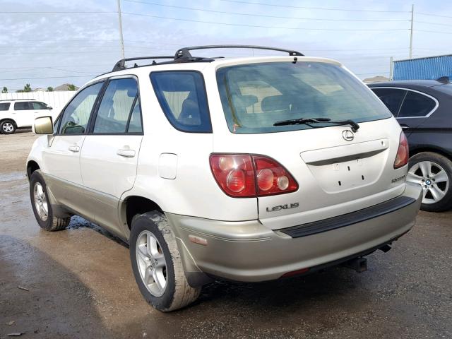 JT6HF10U7X0030494 - 1999 LEXUS RX 300 WHITE photo 3