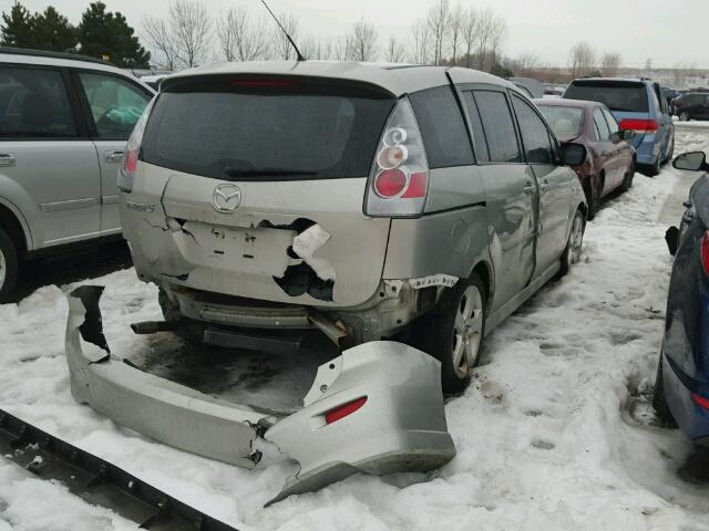 JM1CR293570160347 - 2007 MAZDA 5 SILVER photo 4