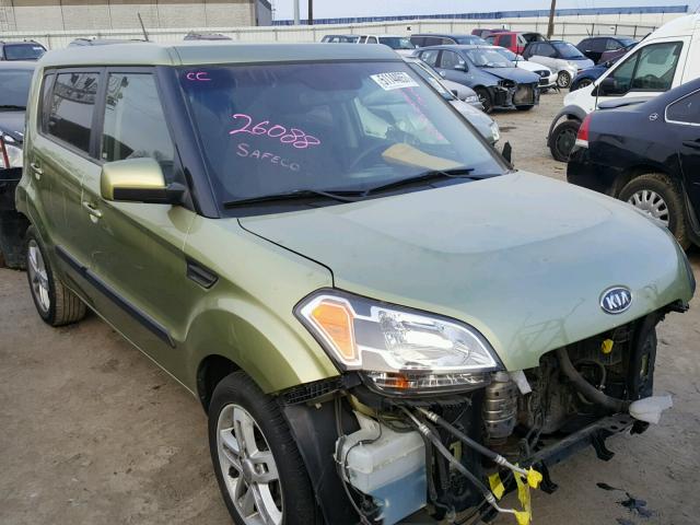 KNDJT2A20B7276308 - 2011 KIA SOUL + GREEN photo 1