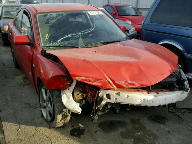 JM1BK324161428280 - 2006 MAZDA 3 S RED photo 1