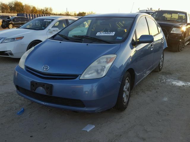 JTDKB22U653098844 - 2005 TOYOTA PRIUS BLUE photo 2