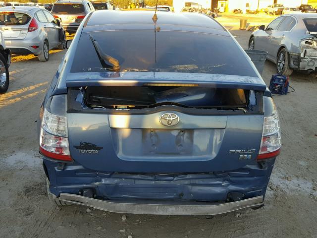 JTDKB22U653098844 - 2005 TOYOTA PRIUS BLUE photo 9