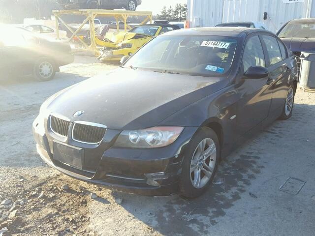 WBAVC73548A236294 - 2008 BMW 328 XI SUL BLACK photo 2