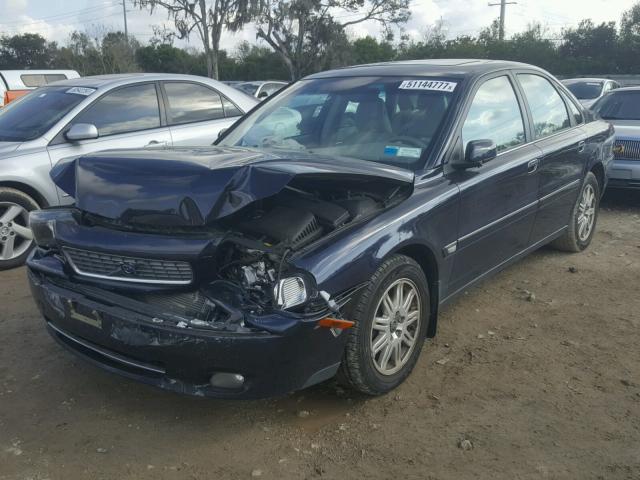 YV1TH592551406259 - 2005 VOLVO S80 2.5T BLUE photo 2