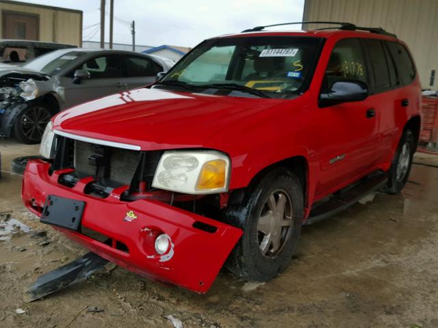 1GKDS13SX22261842 - 2002 GMC ENVOY RED photo 2