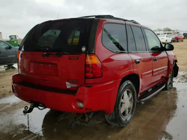 1GKDS13SX22261842 - 2002 GMC ENVOY RED photo 4