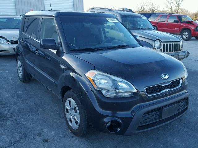 KNDJT2A53C7745354 - 2012 KIA SOUL BLACK photo 1