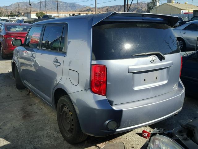 JTLZE4FEXA1107298 - 2010 TOYOTA SCION XB BLUE photo 3