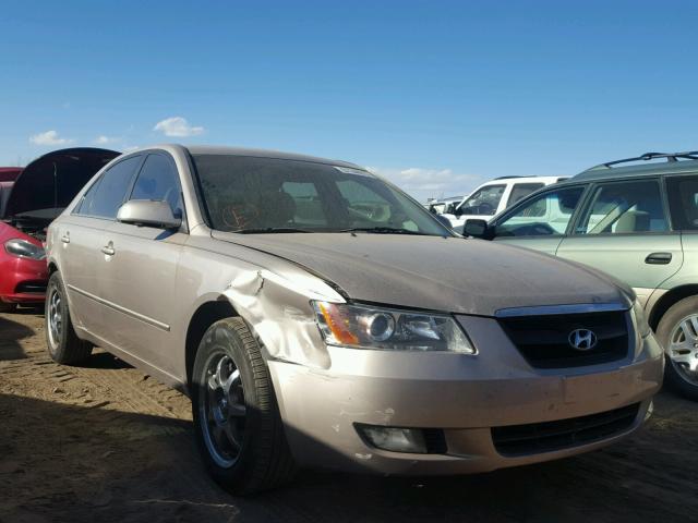 5NPEU46F26H035597 - 2006 HYUNDAI SONATA GLS BROWN photo 1