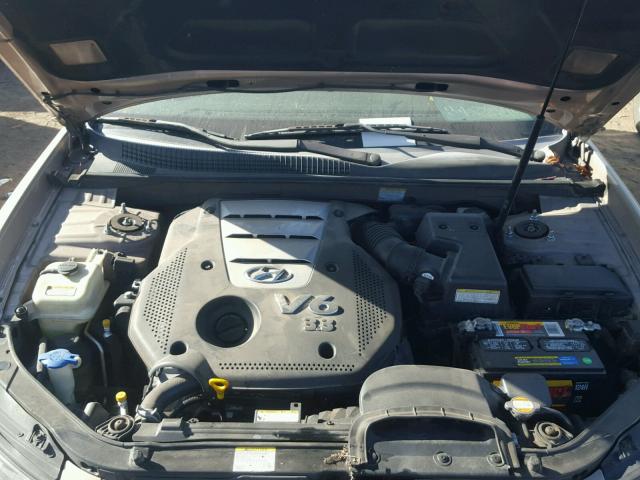 5NPEU46F26H035597 - 2006 HYUNDAI SONATA GLS BROWN photo 7