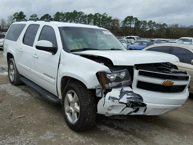 3GNFC16008G139543 - 2008 CHEVROLET SUBURBAN C WHITE photo 1