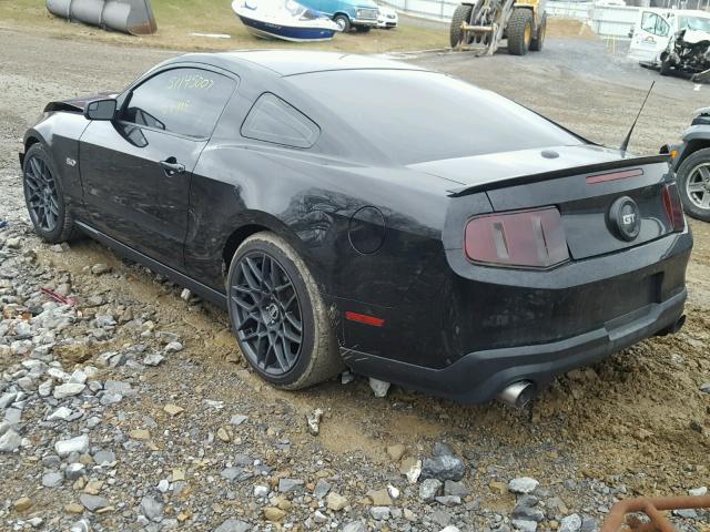 1ZVBP8CF5B5108314 - 2011 FORD MUSTANG GT BLACK photo 3