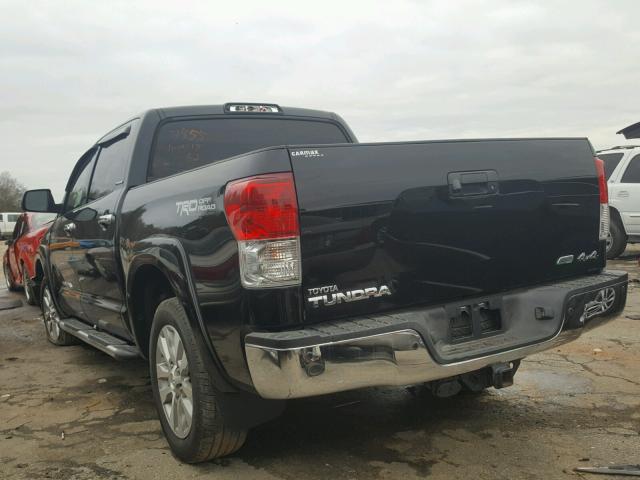 5TFHW5F18DX277555 - 2013 TOYOTA TUNDRA CRE BLACK photo 3