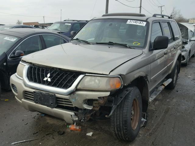 JA4MT31R22J031779 - 2002 MITSUBISHI MONTERO SP GOLD photo 2