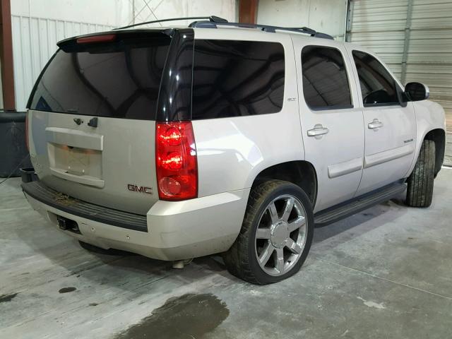 1GKFK13037R420058 - 2007 GMC YUKON BEIGE photo 4