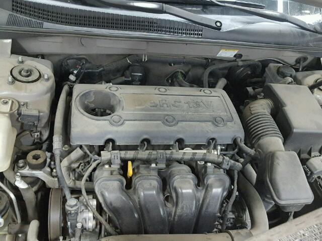 5NPET46C29H421966 - 2009 HYUNDAI SONATA GLS GRAY photo 7