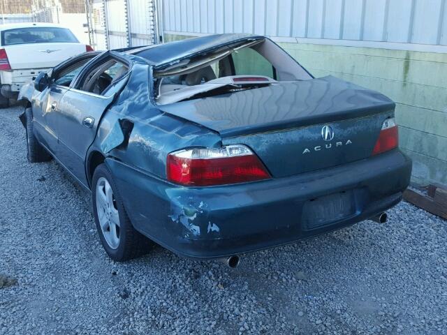 19UUA56813A051645 - 2003 ACURA 3.2TL TYPE GREEN photo 3