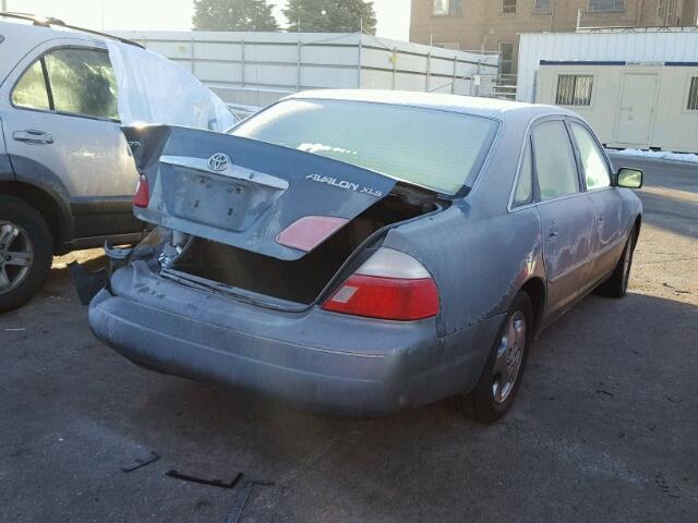 4T1BF28B04U351249 - 2004 TOYOTA AVALON XL GRAY photo 4