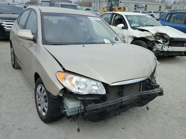 KMHDU4ADXAU018543 - 2010 HYUNDAI ELANTRA BL TAN photo 9